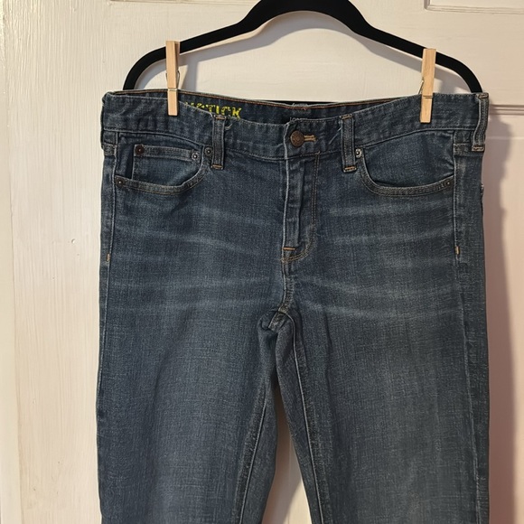 J Crew Women's Stretch Matchstick Denim Blue Jeans Size 30 S - Picture 2 of 9
